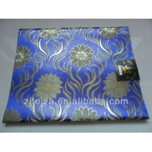 2013 New Style African Damask Bordado Sego Headtie 2 peças de uma bolsa